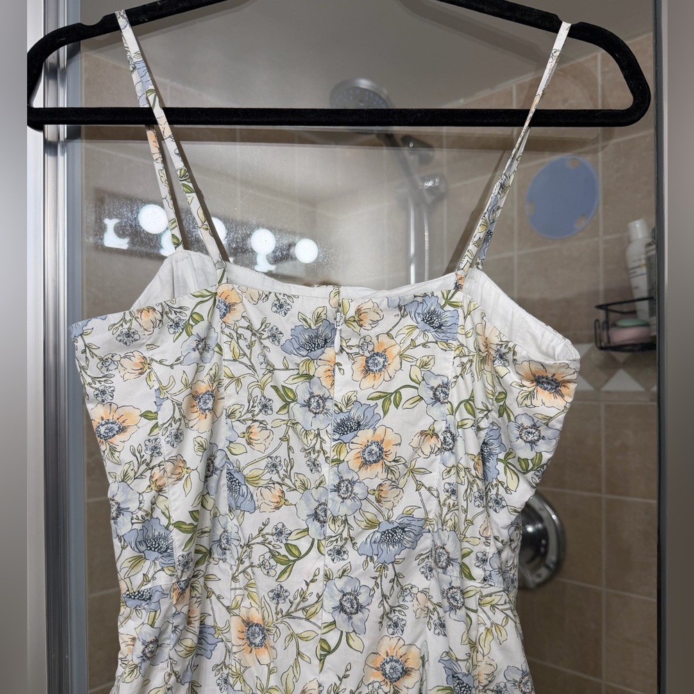 J. Crew Floral Pastel Spring Midi Dress - Picture 5 of 6